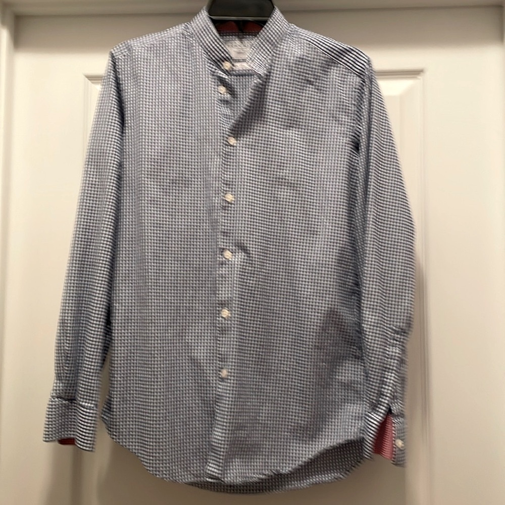 Charles Tyrwhitt Blue and White‎ Casual Button Down Shirt